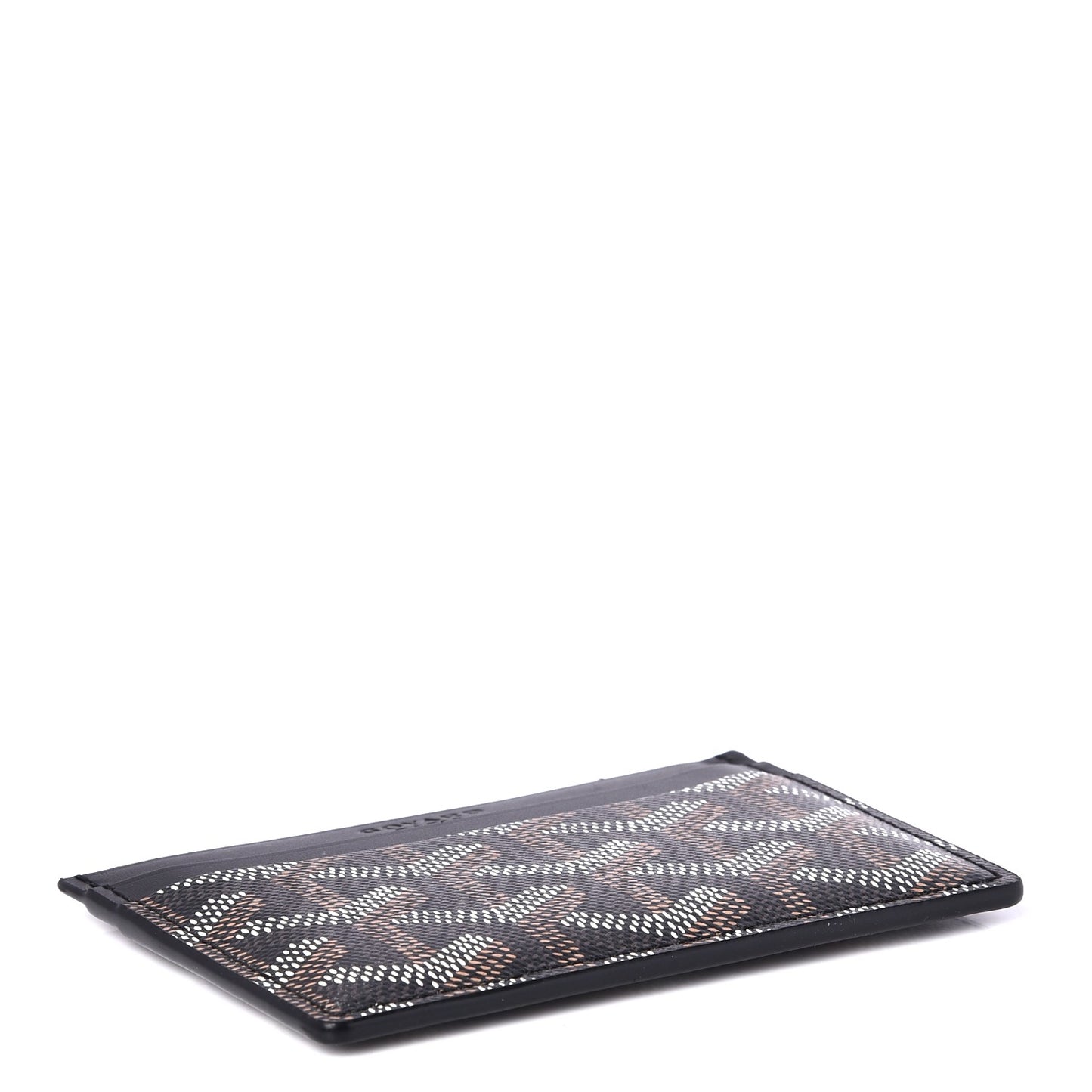 Goyardine Saint Sulpice Card Holder Black