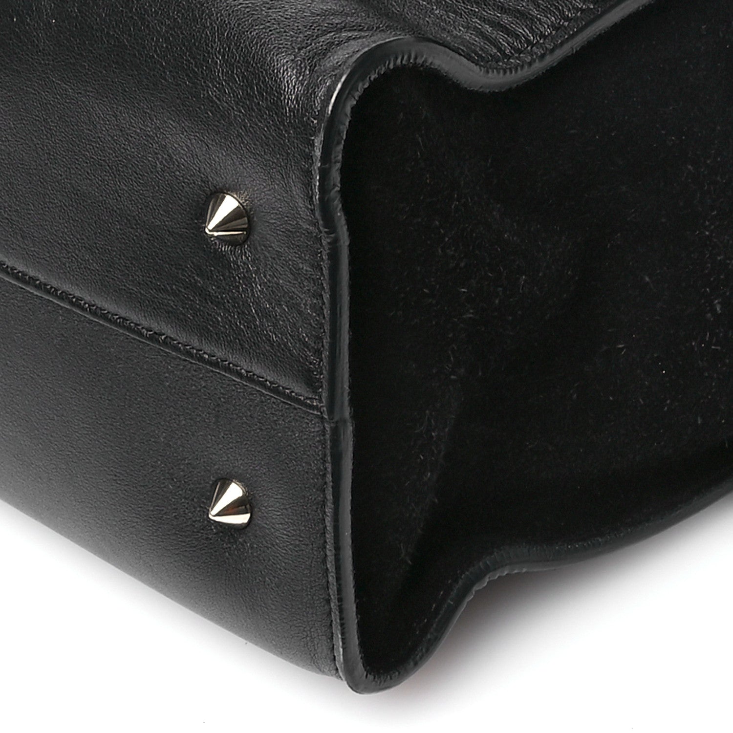Givenchy Calfskin Crocodile Embossed Medium Shark Lock Satchel Black 10 of 11