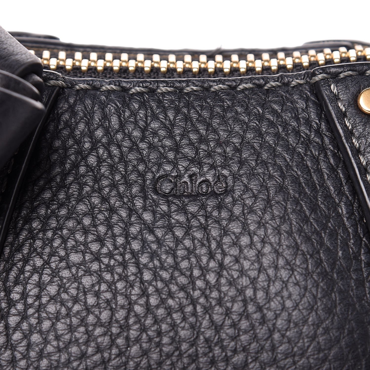 Chloe Grained Calfskin Nano Hayley Hobo Black 7 of 12