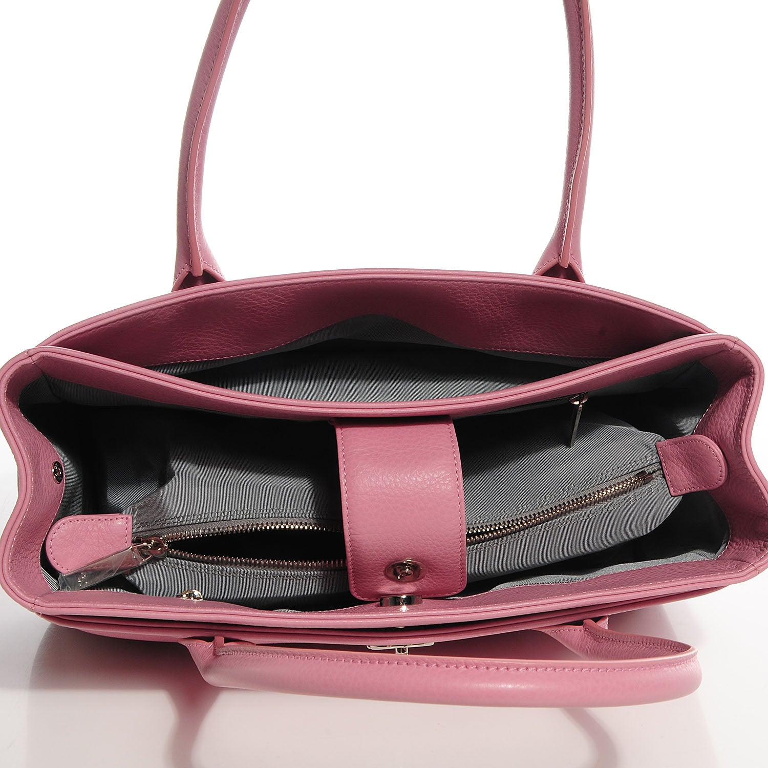 Chanel Calfskin Small Cerf Shopper Tote Pink 7 of 7