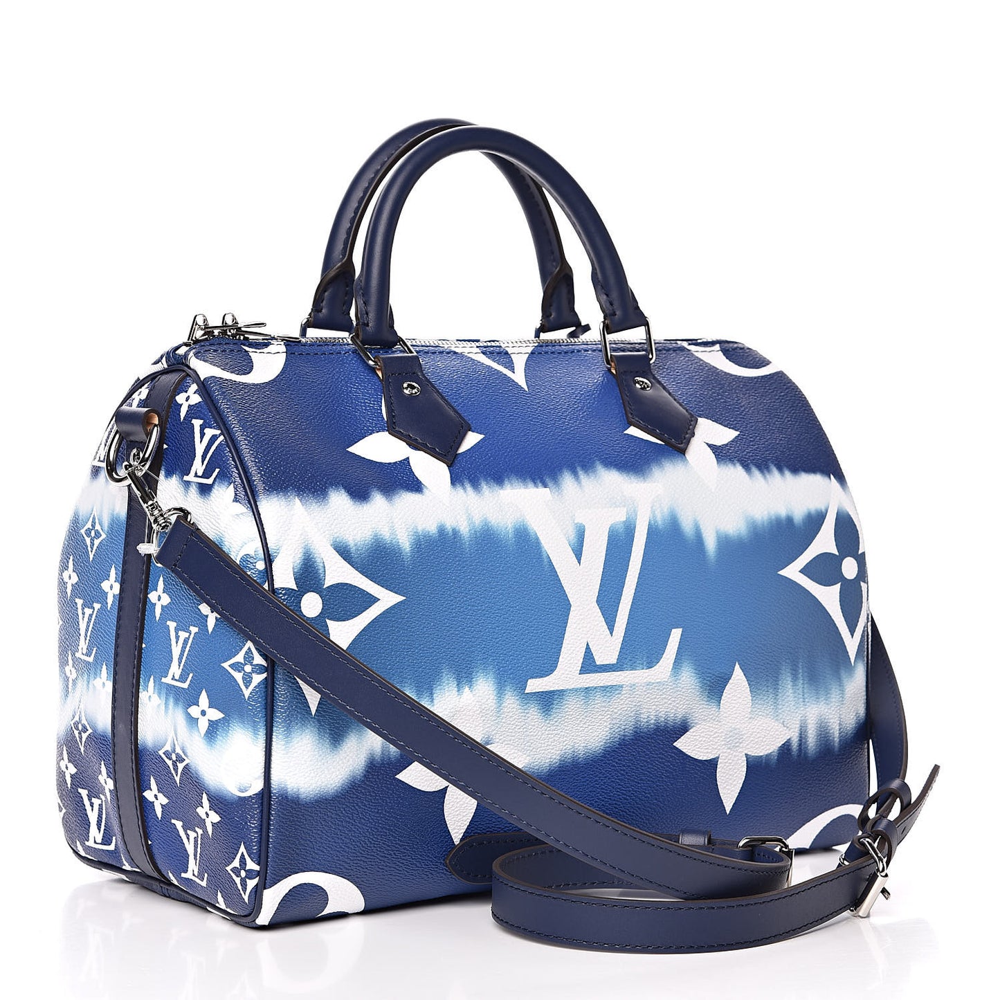 Monogram Escale Speedy Bandouliere 30 Blue