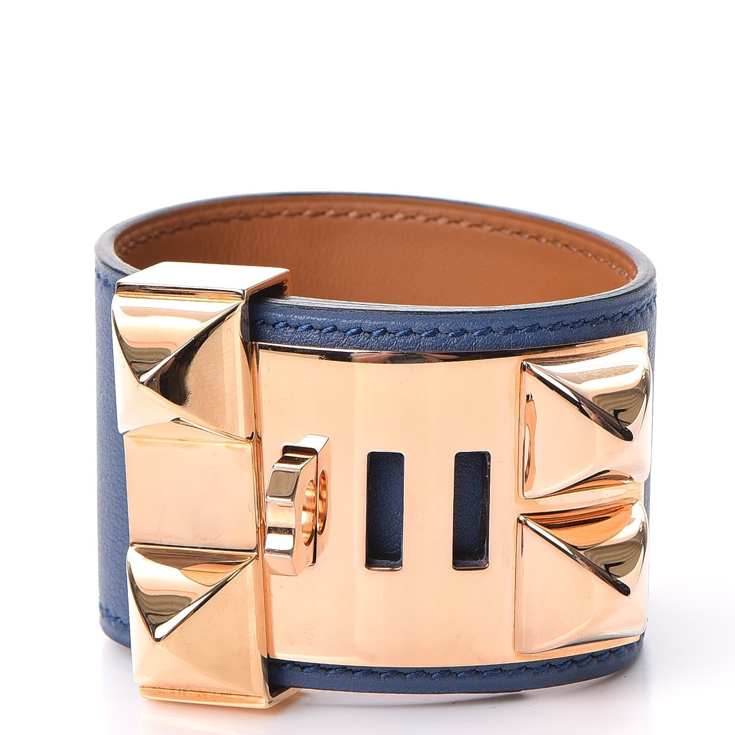 Hermes Swift Collier De Chien CDC Bracelet XS Bleu Agate 3 of 9