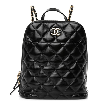 Chanel Shiny Calfskin My Pocket Backpack Black 1 of 11
