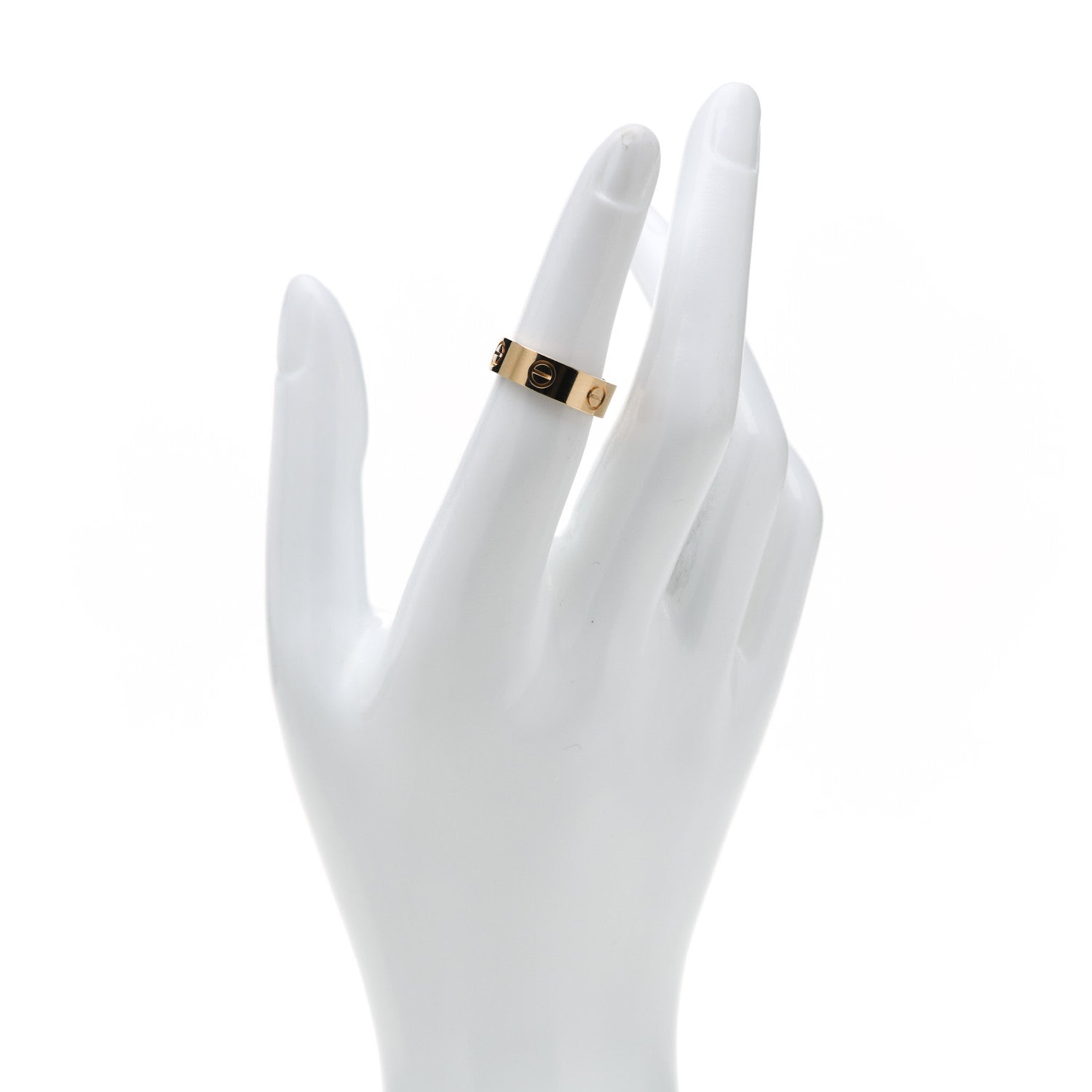Cartier 18K Yellow Gold 5.5mm LOVE Ring 51 5.75 2 of 5
