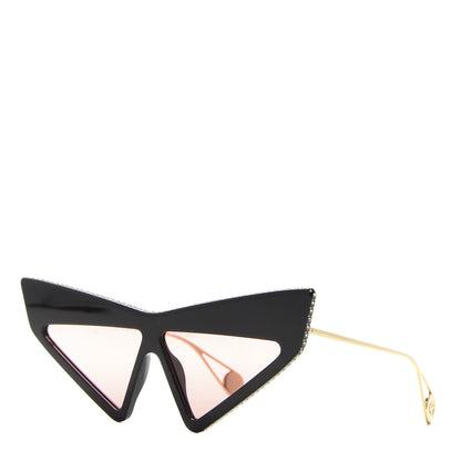 Gucci Acetate Crystal Geometric Sunglasses GG0430S Black 1 of 7