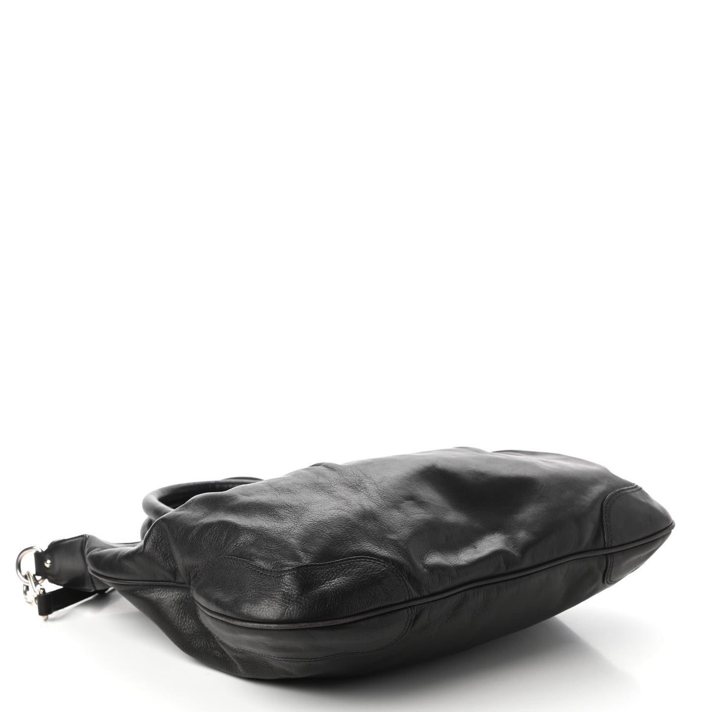 Soft Calf Shopping Tote Black