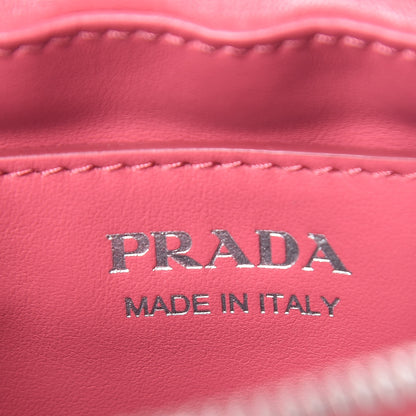 Prada Soft Calfskin Diagramme Crossbody Bag Peonia 6 of 9