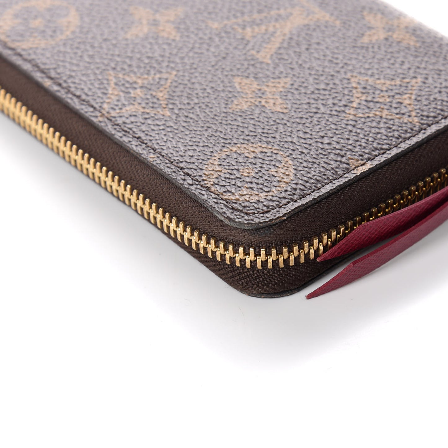 Monogram Clemence Wallet Fuchsia