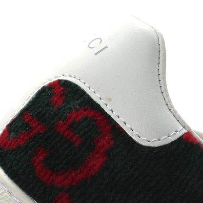 Gucci Terry Cloth GG Monogram Web Womens Ace Sneakers 36 Green Red 10 of 15