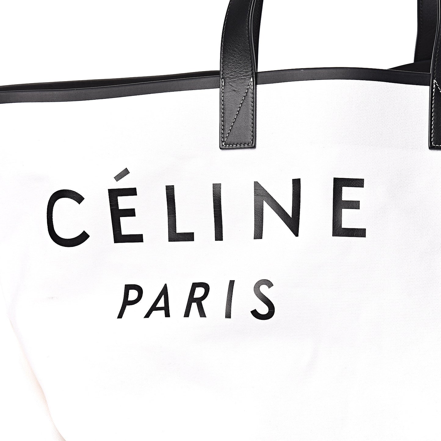 Textile Medium Made In Tote White Black