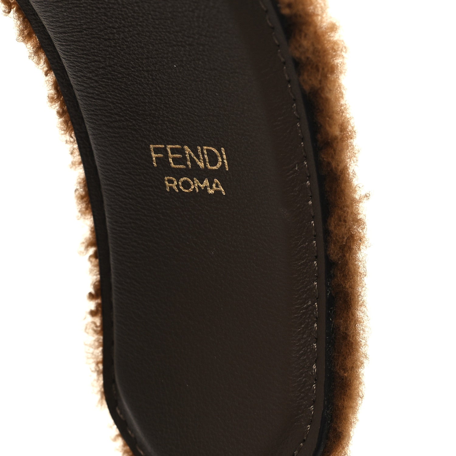 Fendi Shearling Vitello King Fendigraphy Strap You Foresta 3 of 4