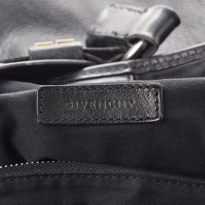 Givenchy Leather Chain Hobo Shoulder Bag Black 11 of 12
