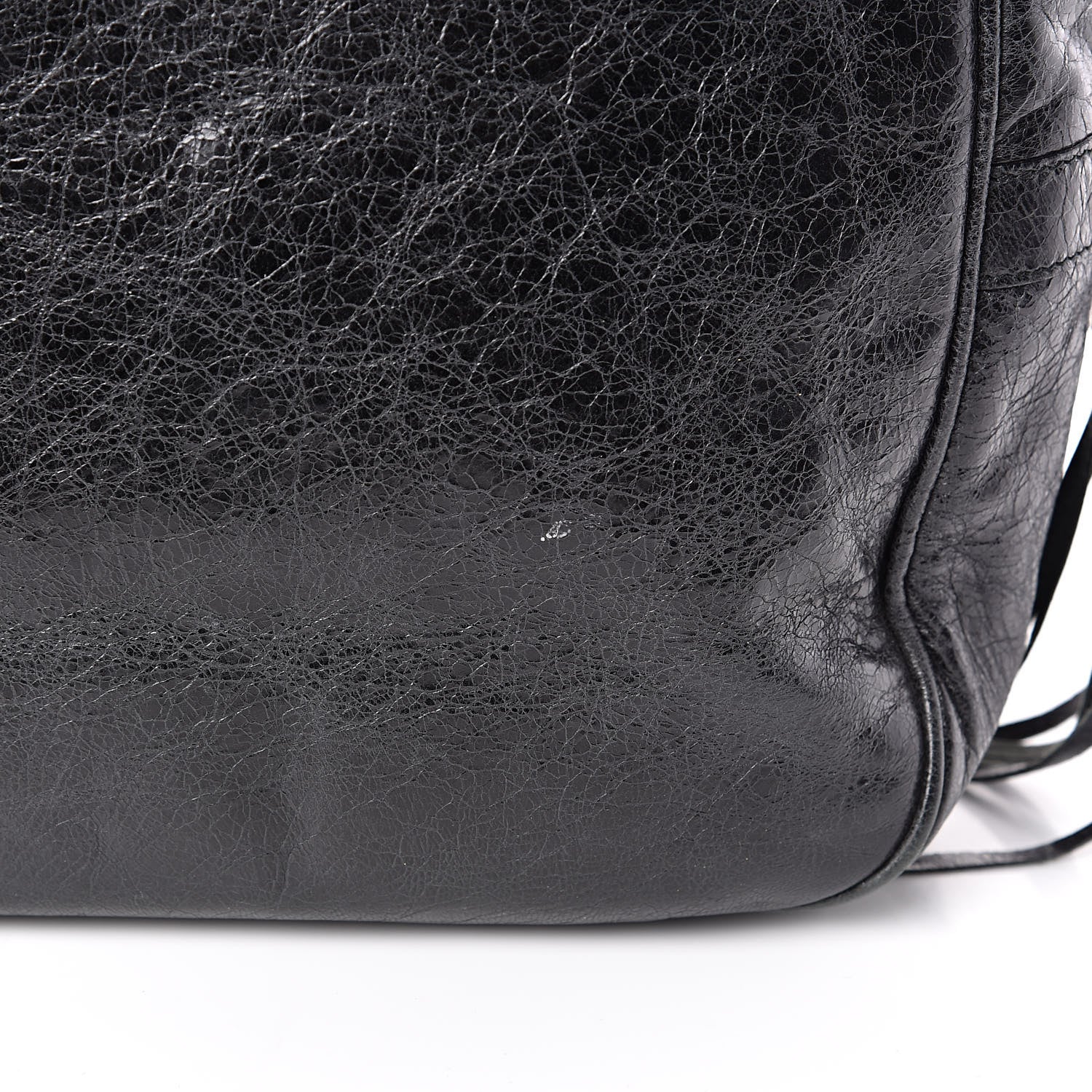 Balenciaga Agneau Classic Hardware Shoulder Bag Black 12 of 16