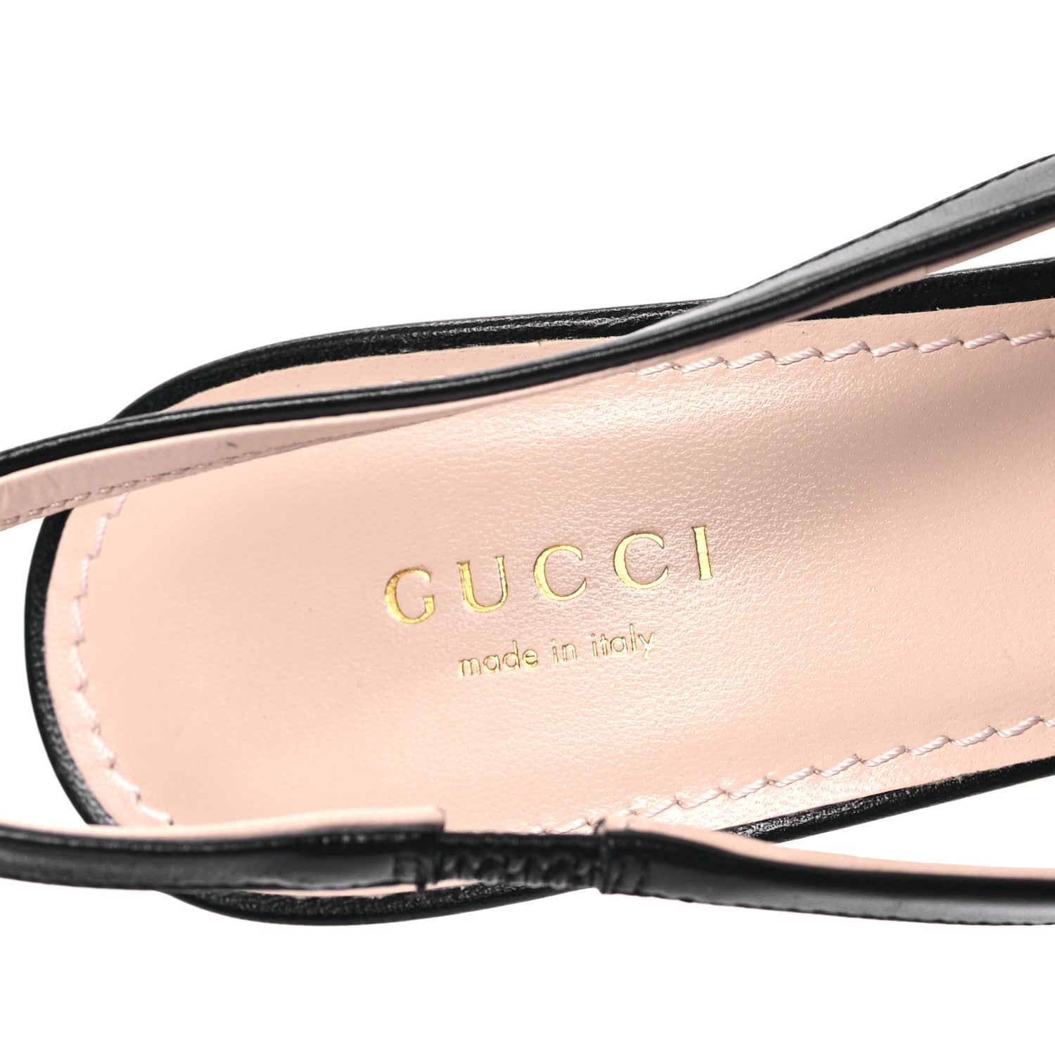 Gucci Malaga Kid Horsebit Erin 105mm Slingback Pumps 38.5 Black 7 of 9
