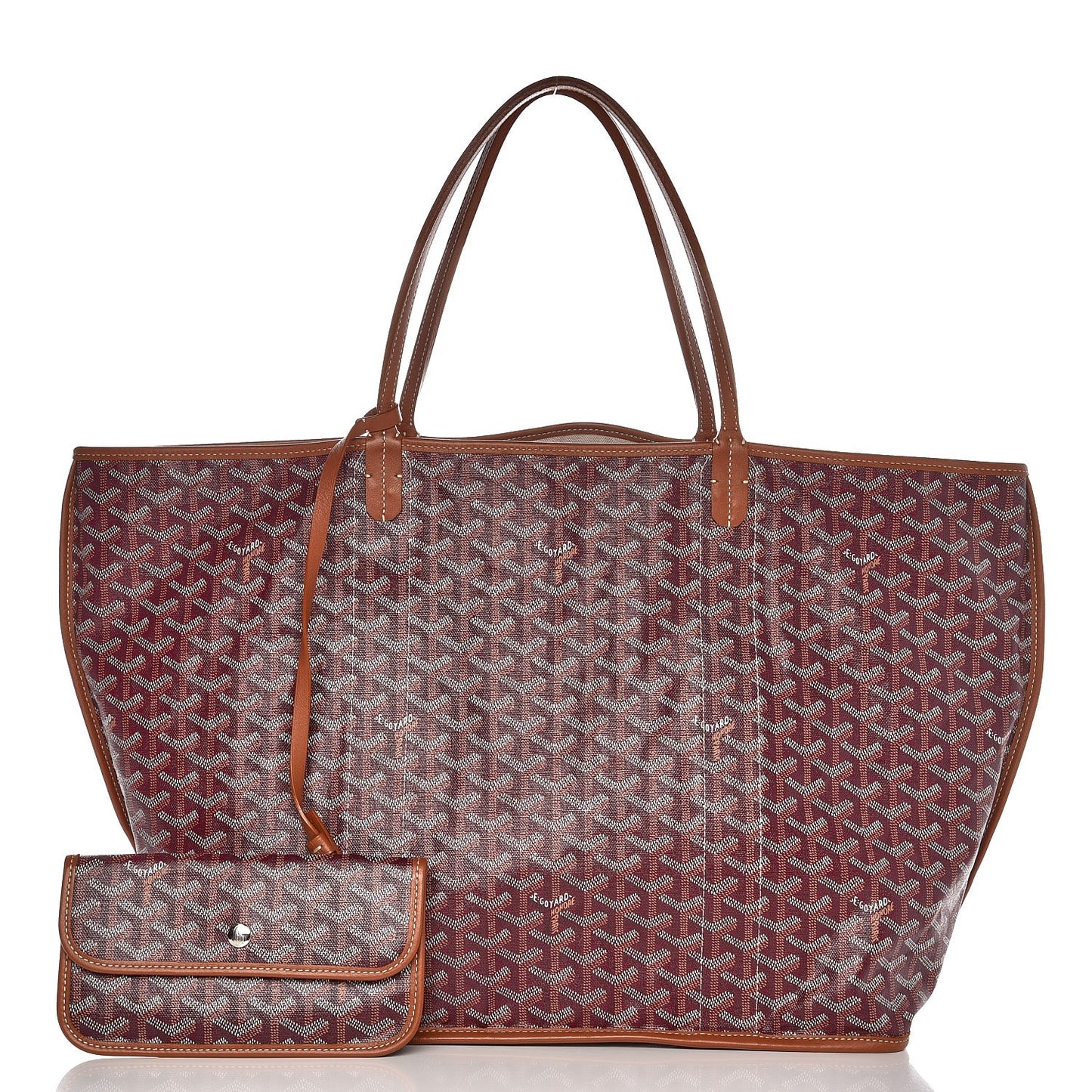 Goyardine Reversible Pertuis GM Burgundy