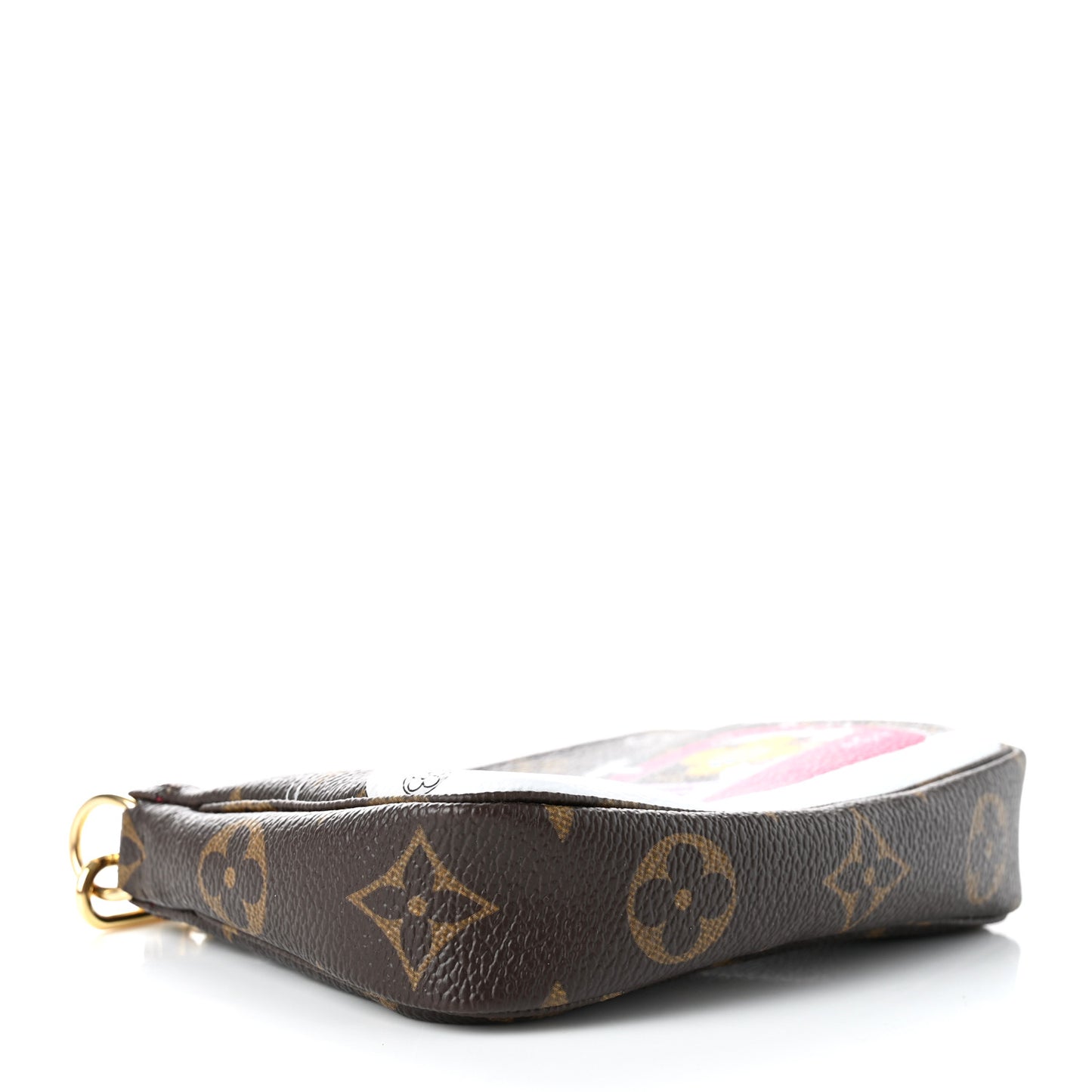 Monogram 2019 Christmas Animation Mini Courchevel Pochette Accessories Fuchsia
