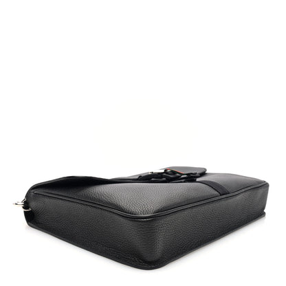 Gucci GG Calfskin Web Medium Business Case Black 4 of 9