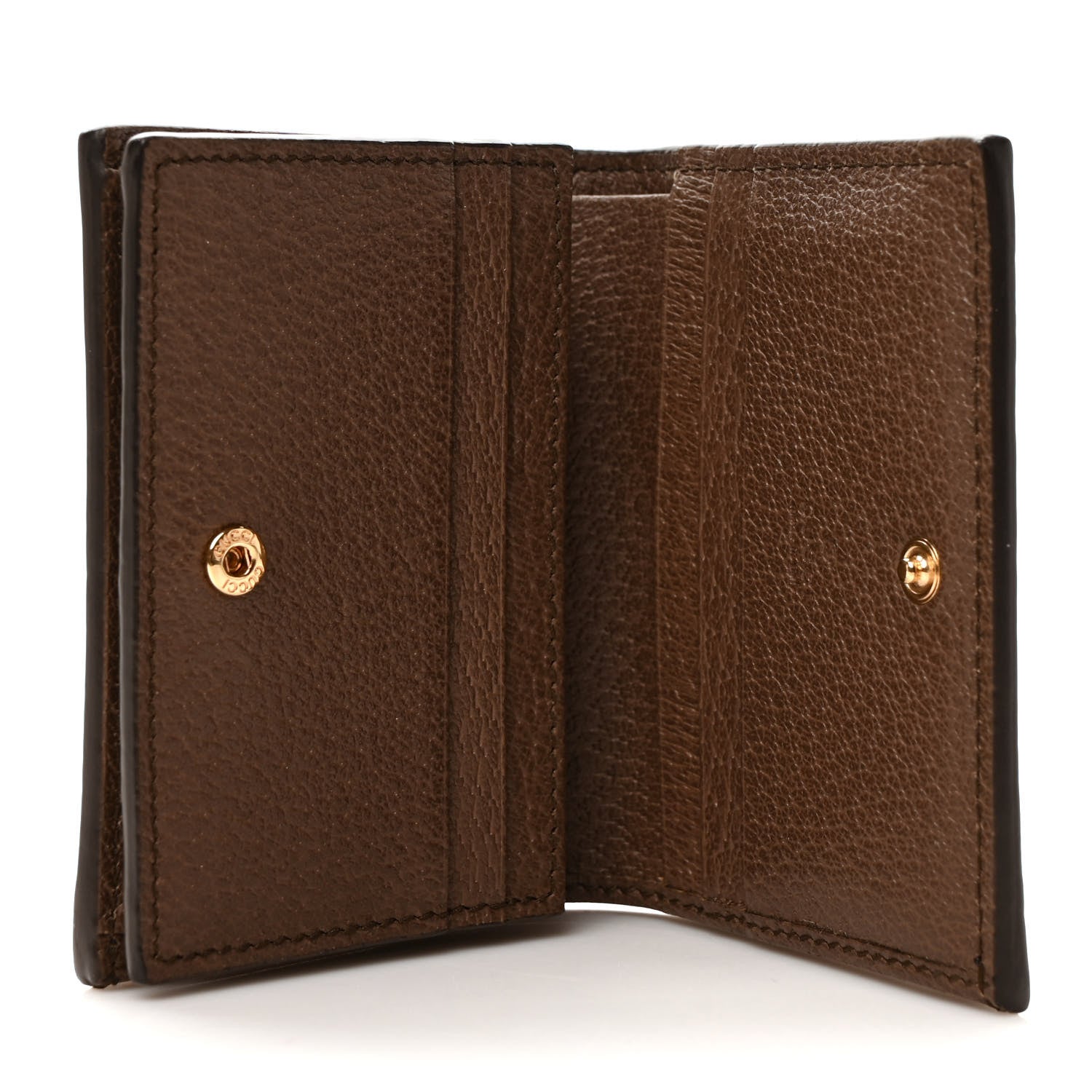 Gucci GG Supreme Monogram Web Ophidia Card Case Beige New Acero 5 of 6