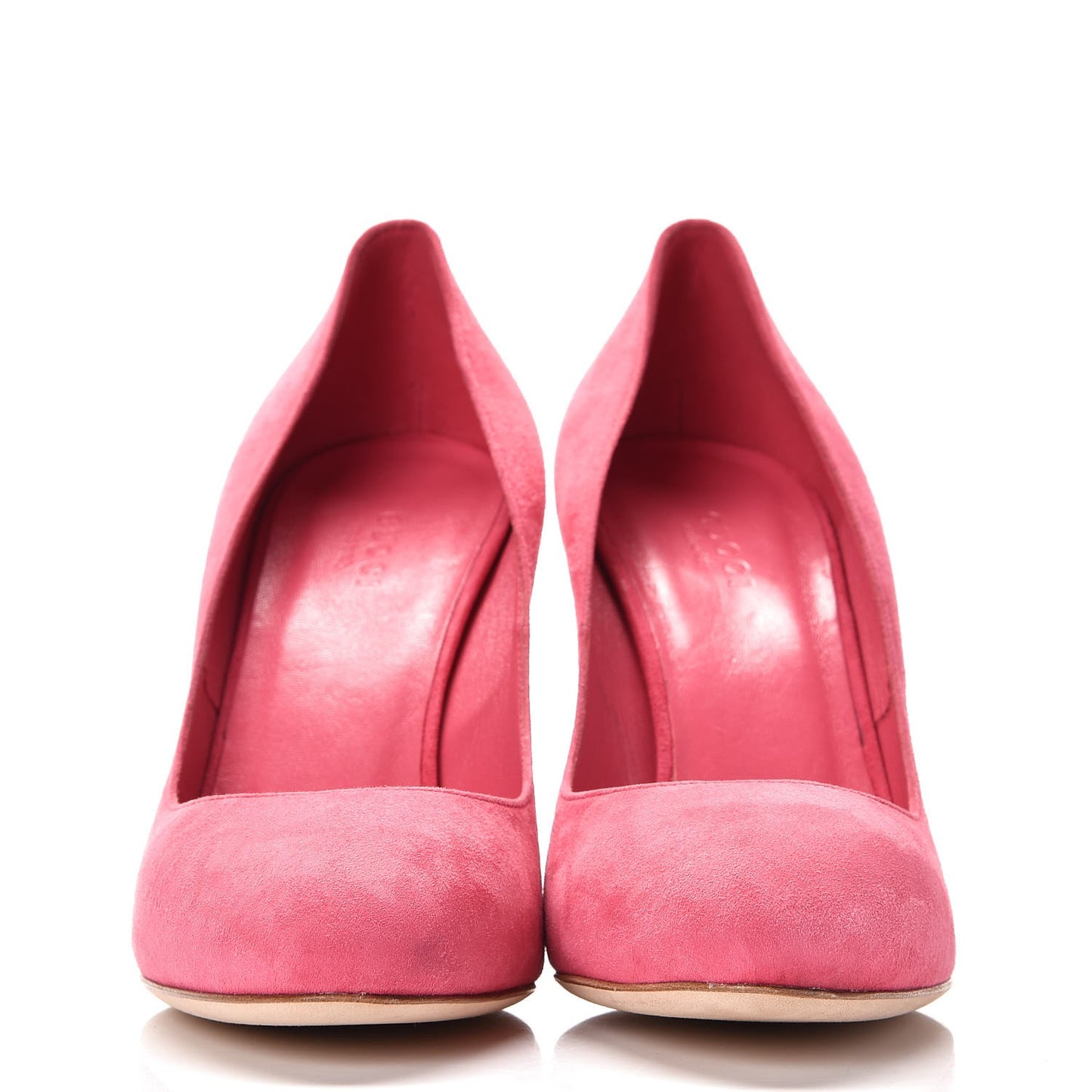 Kid Scamosciato Interlocking G Jennifer Pumps 38 Shocking Pink