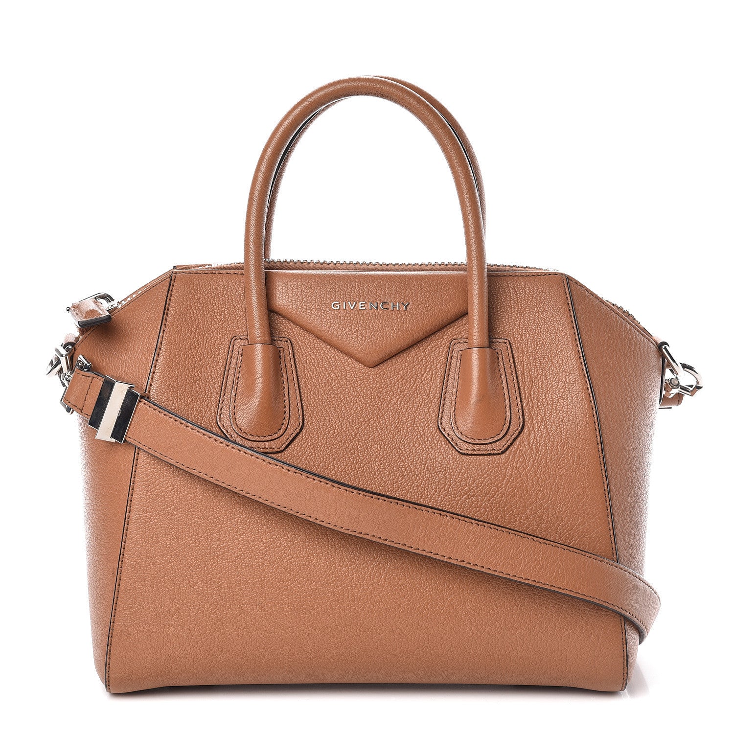 Givenchy Sugar Goatskin Small Antigona Caramel 1 of 10