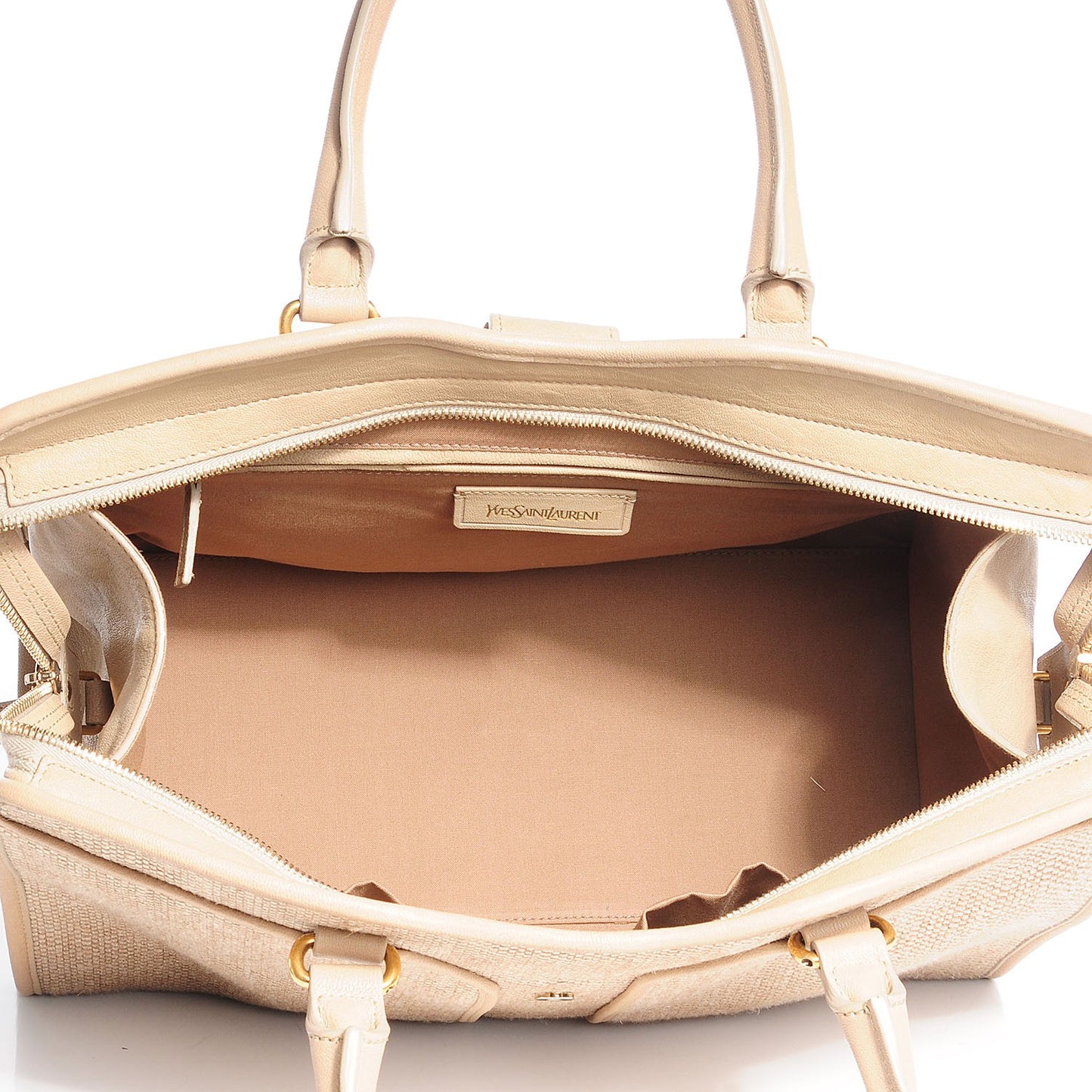 Sheepskin Straw Raffia Medium Cabas ChYc
