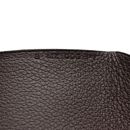 Hermes Evercolor Calvi Duo Card Case Chocolate 7 of 8