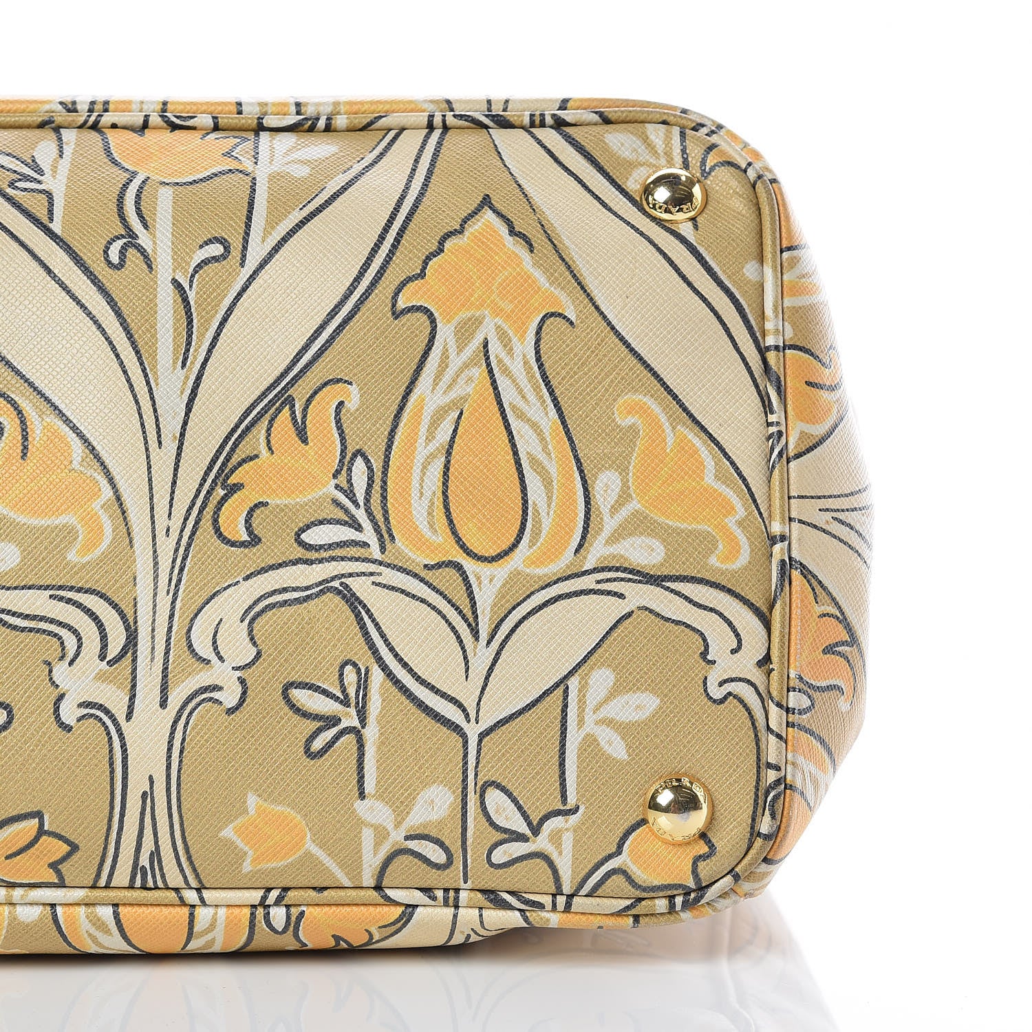 Prada Saffiano Floral Print Medium Tote 7 of 14