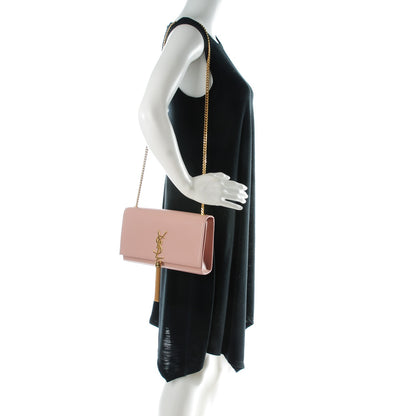 Saint Laurent Smooth Calfskin Medium Classic Monogram Kate Tassel Satchel Pink 2 of 7