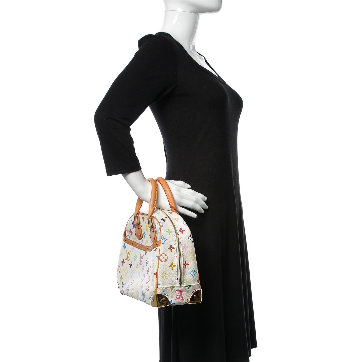 Monogram Multicolor Trouville White