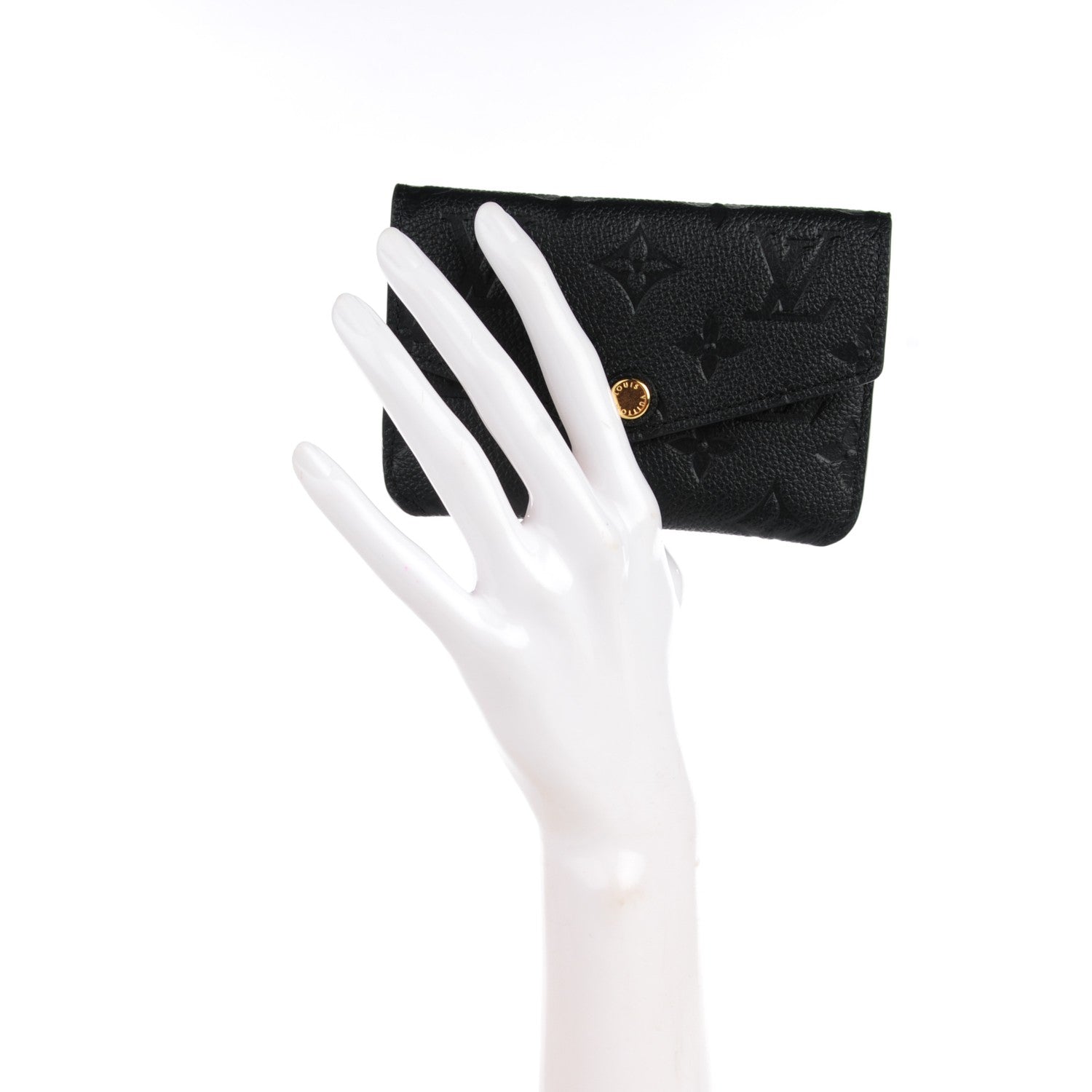 Louis Vuitton Empreinte Key Pouch Black 2 of 7