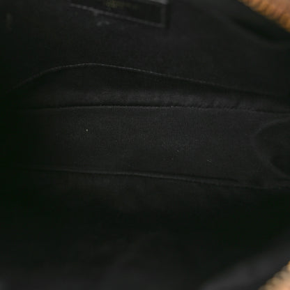 Saint Laurent Calfskin Matelasse Monogram Lou Camera Bag Dark Beige 5 of 11