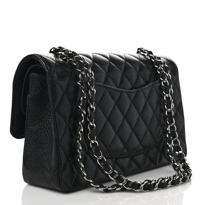 Chanel Caviar Quilted Medium Double Flap Black 2 of 8