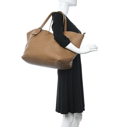 Bottega Veneta Nappa Intrecciato Large Seamless Tote Camel 2 of 10