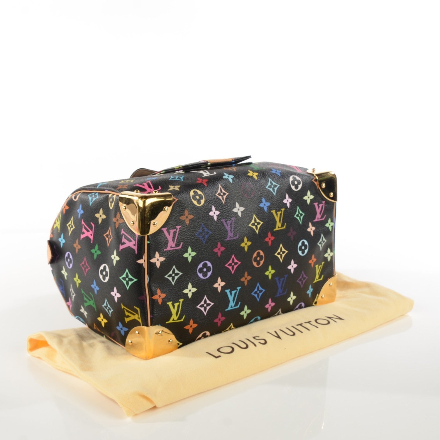 Louis Vuitton Monogram Multicolor Speedy 30 Black 4 of 10