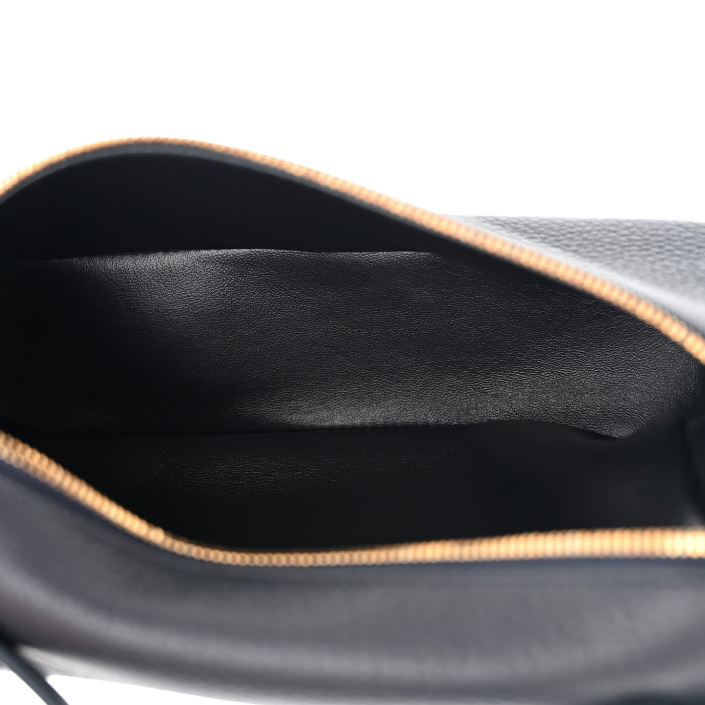 Grained Calfskin L19 Extra Pocket Pouch Navy Blue