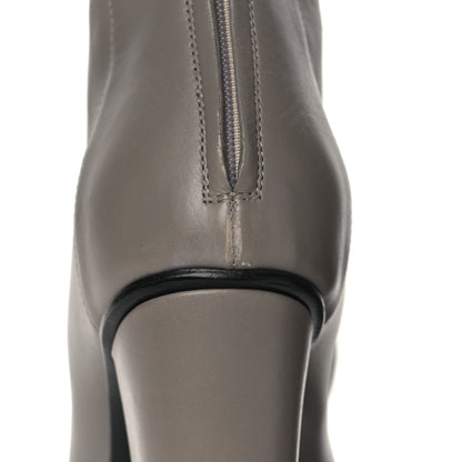 Gucci Calfskin Twiggy Horsebit Boot 39 Storm Grey 8 of 14