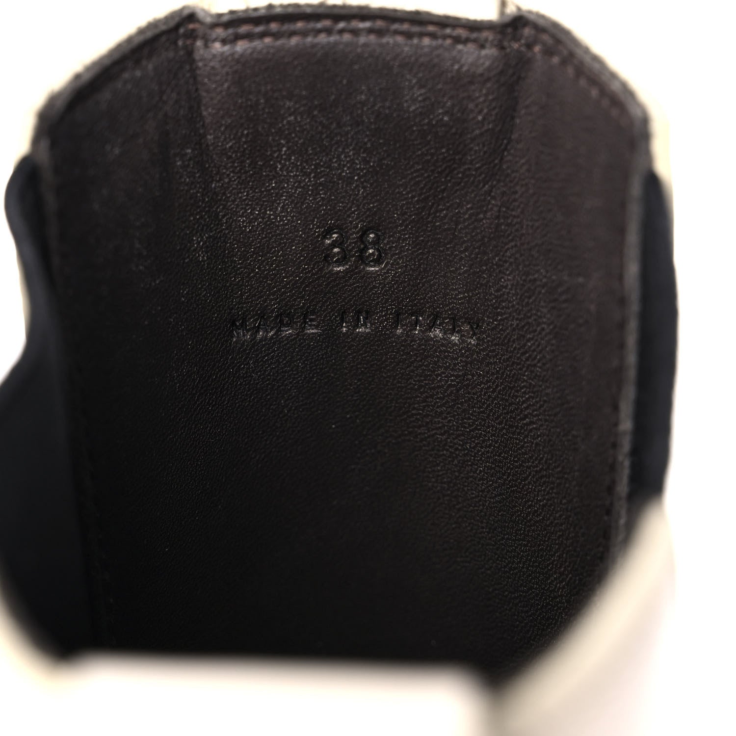 Bottega Veneta Calfskin The Tire Chelsea Boots 38 Sea Salt Black 8 of 13