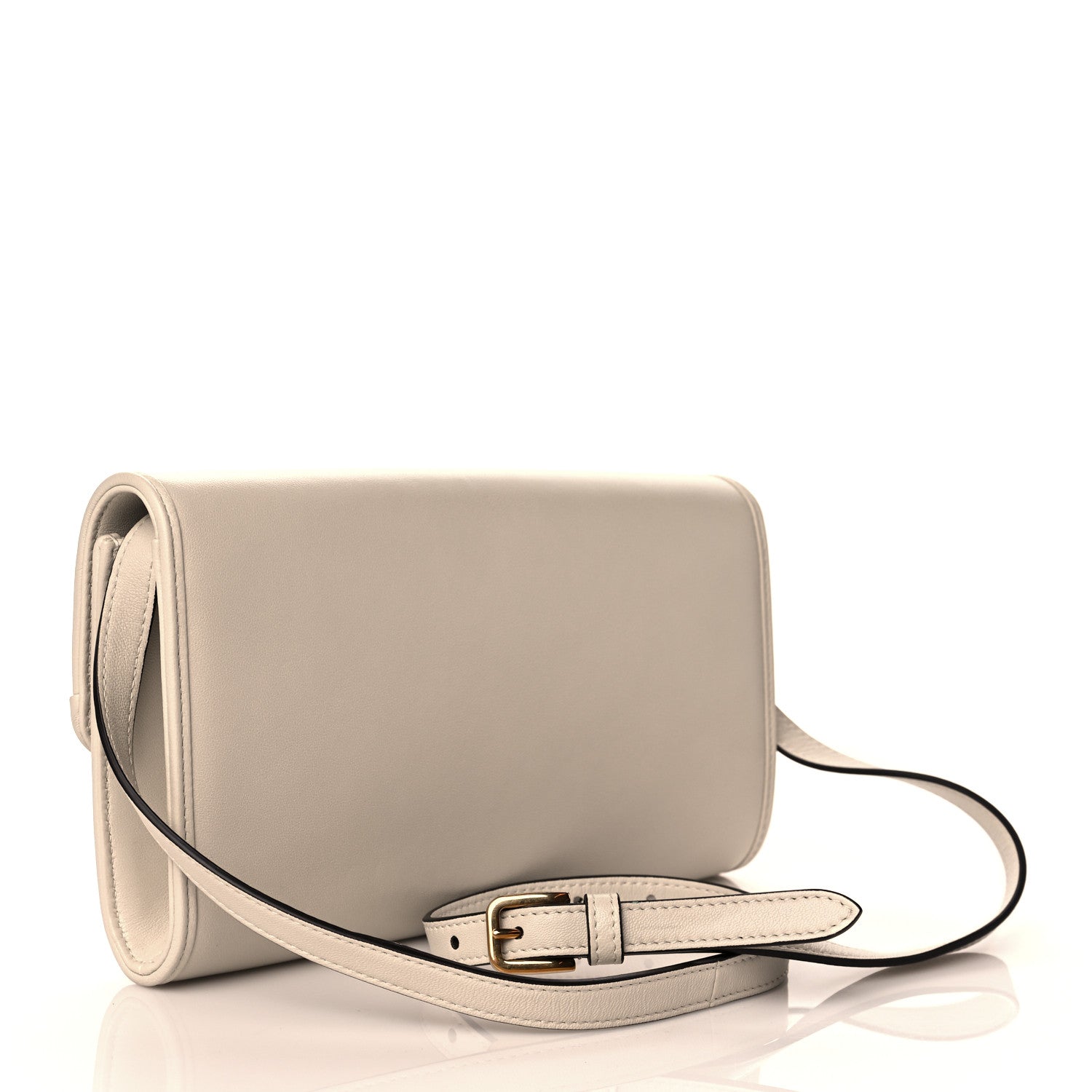 Gucci Lambskin Linea Matisse Shoulder Bag Mystic White 3 of 11