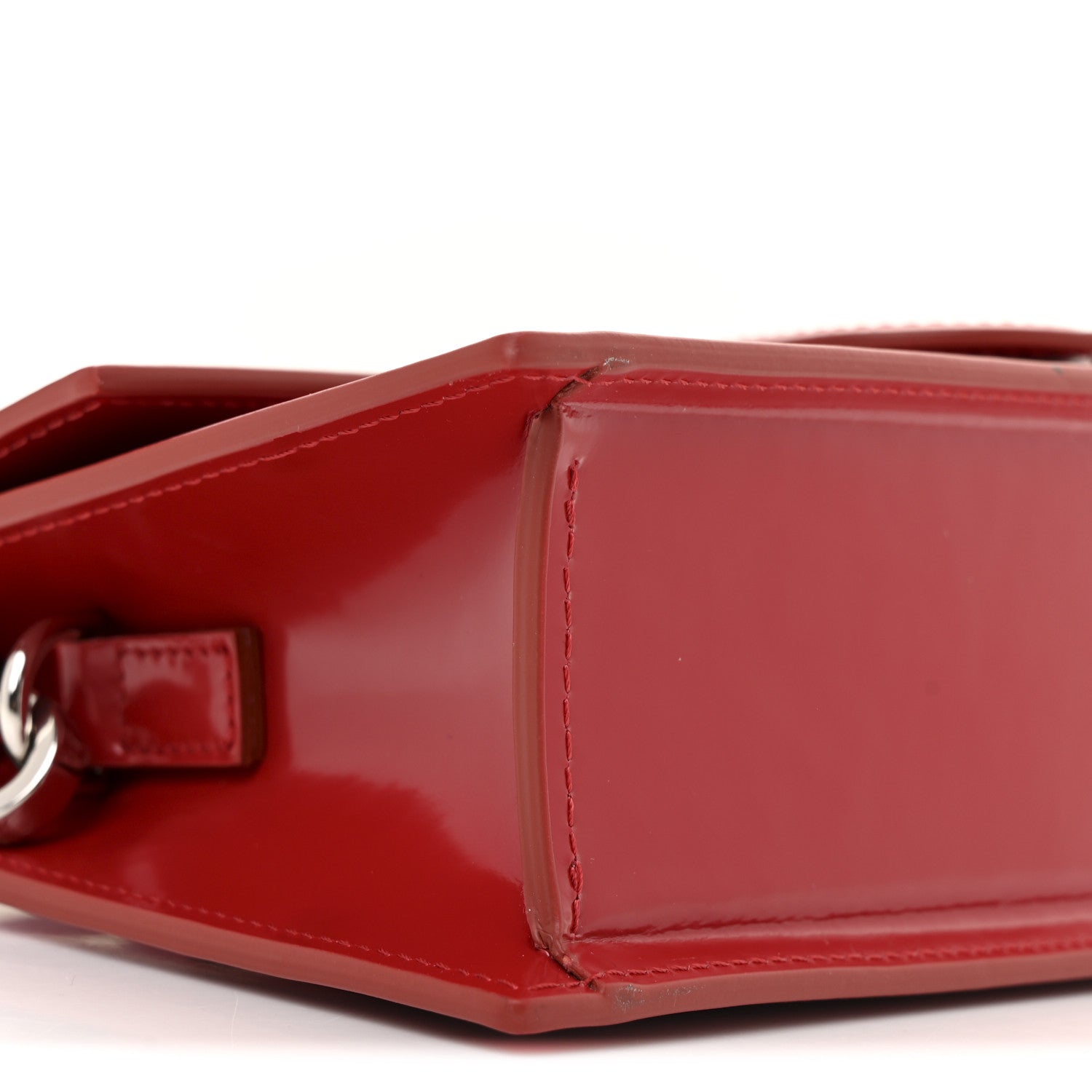 Jacquemus Glazed Calfskin Le Grand Bambino Red 11 of 13