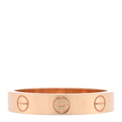 Cartier 18K Pink Gold 3.5mm LOVE Wedding Band Ring 52 6 3 of 5
