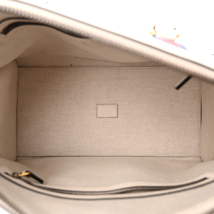 Gucci Koi Calfskin Medium Bauletto Duffle Top Handle Bag White 5 of 10