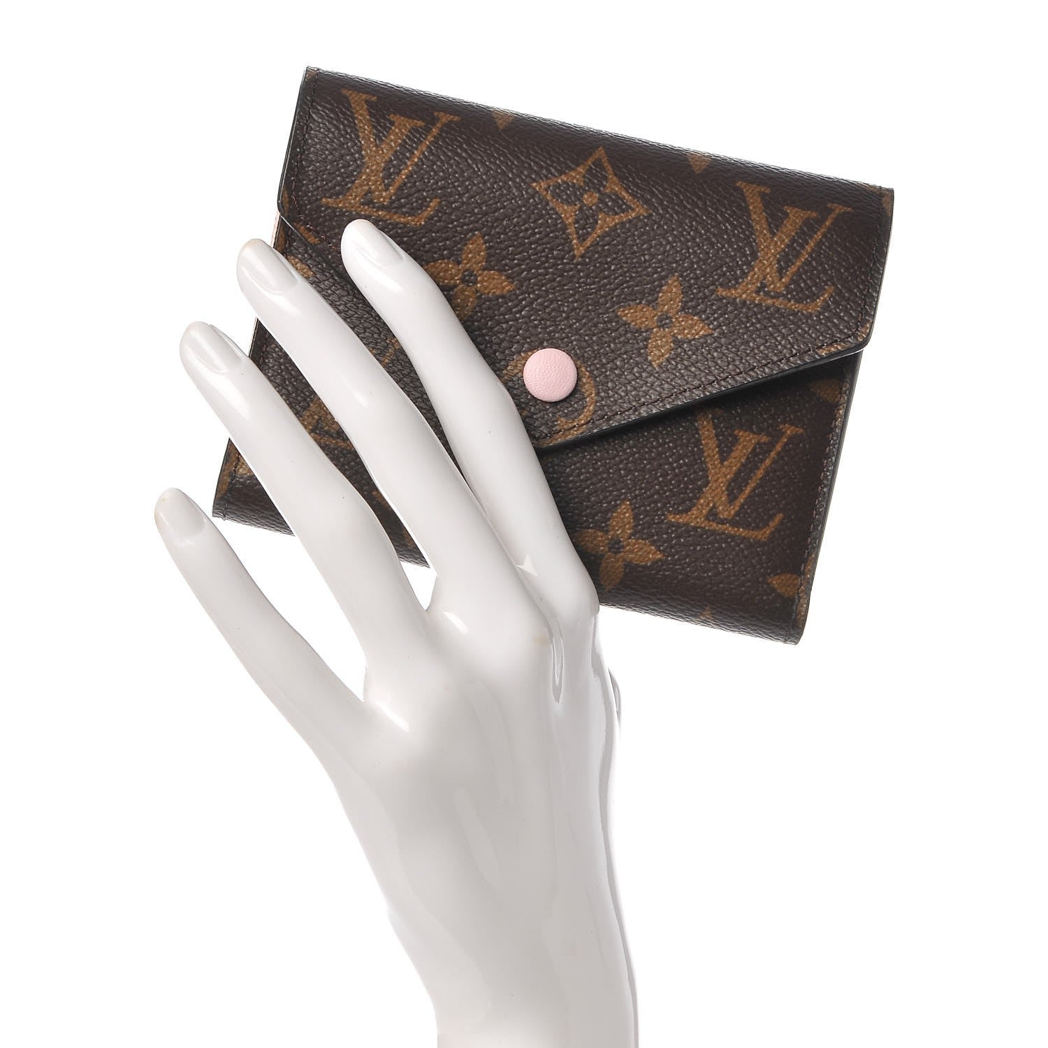 Louis Vuitton Monogram Victorine Wallet Rose Ballerine 2 of 8
