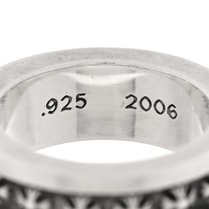 Chrome Hearts Sterling Silver Maltese Cross Band Ring 55 7.25 5 of 5