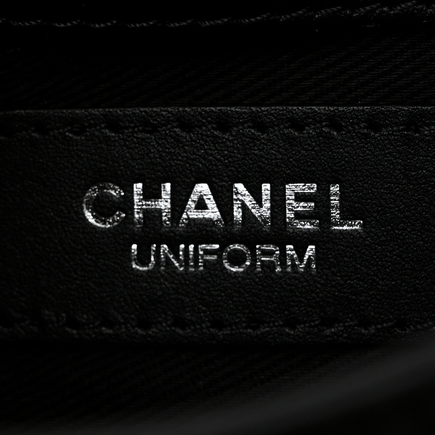 Chanel Calfskin Quilted CC Uniform Flap Belt Bag Black 6 of 10