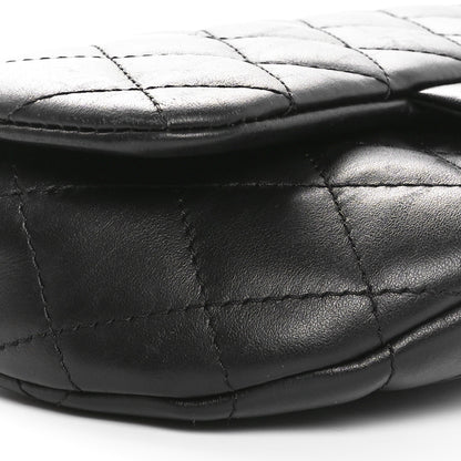 Chanel Calfskin Quilted CC Uniform Flap Belt Bag Black 11 of 11
