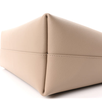 Saint Laurent Calfskin Large Shopping Tote Dark Beige 12 of 13