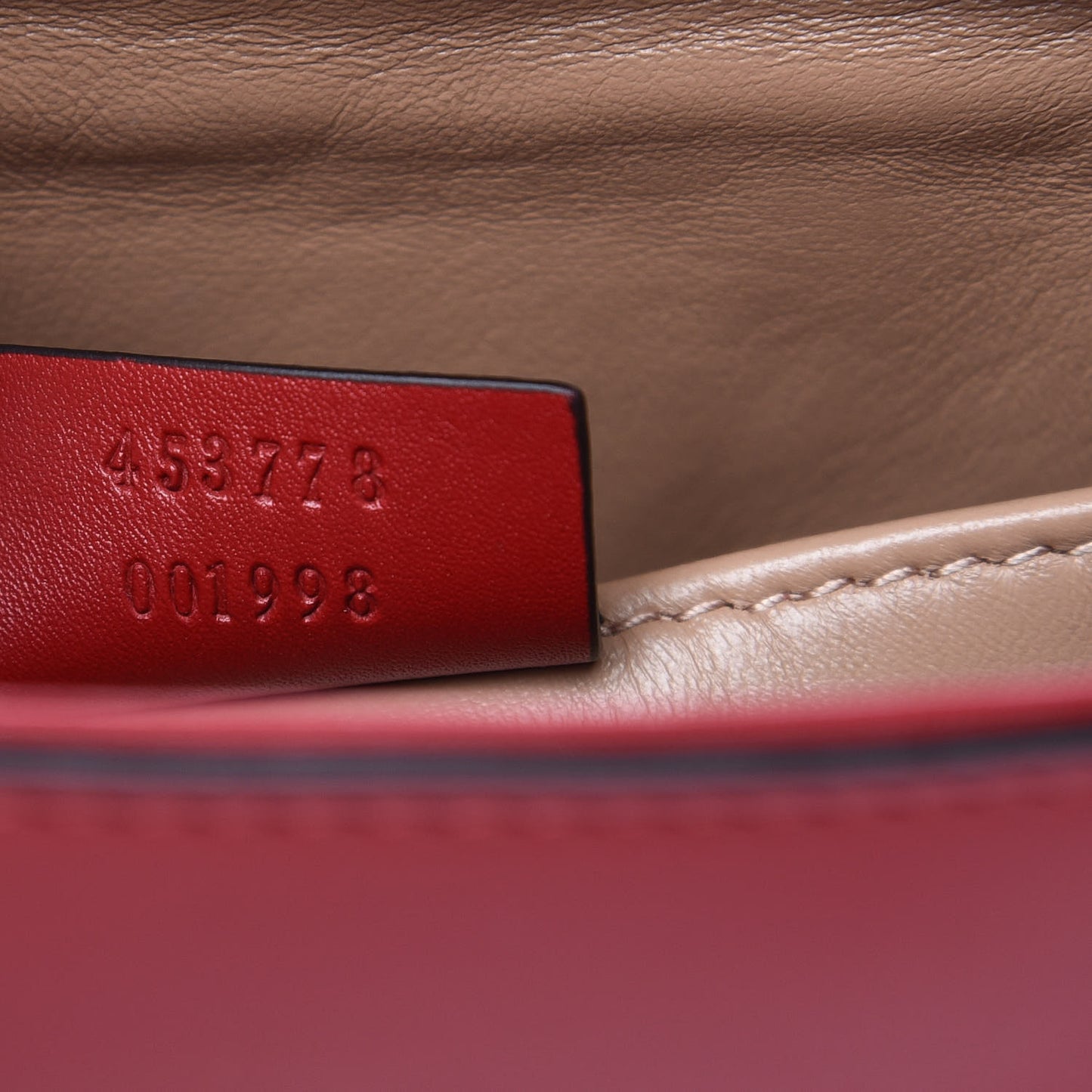 Nappa Pearl Studded Mini Queen Margaret Broadway Shoulder Bag Hibiscus Red