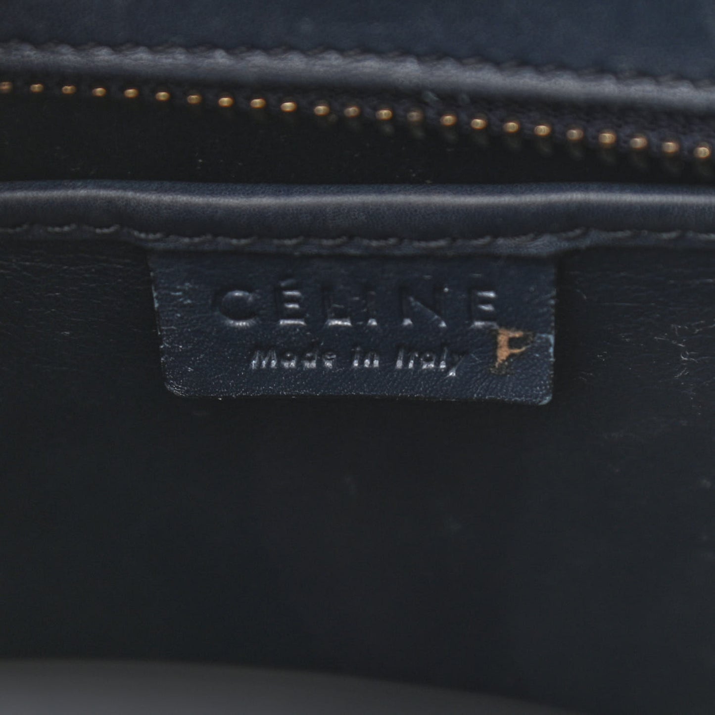 Smooth Drummed Calfskin Nano Tri-Color Luggage Black