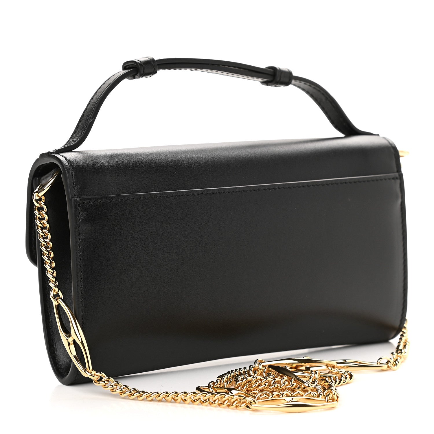 Gucci Smooth Calfskin Mini Zumi Shoulder Bag Black 2 of 8