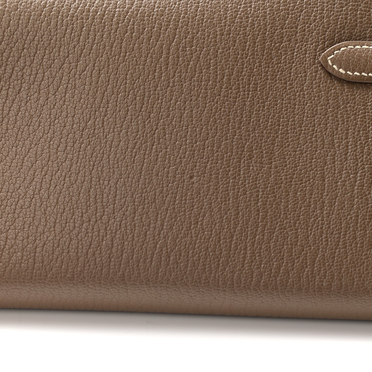 Hermes Chevre Mysore Kelly Longue Wallet Etoupe 8 of 9